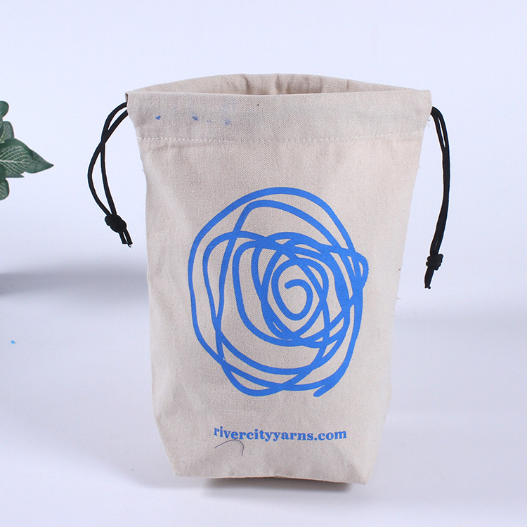 厂家直销摇粒绒束口袋抽绳背包袋棉布束口袋