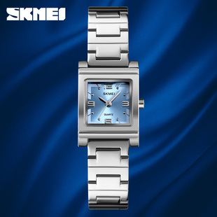 Square waterproof small quartz watches, watch, city style, European style, simple and elegant design, women's style
