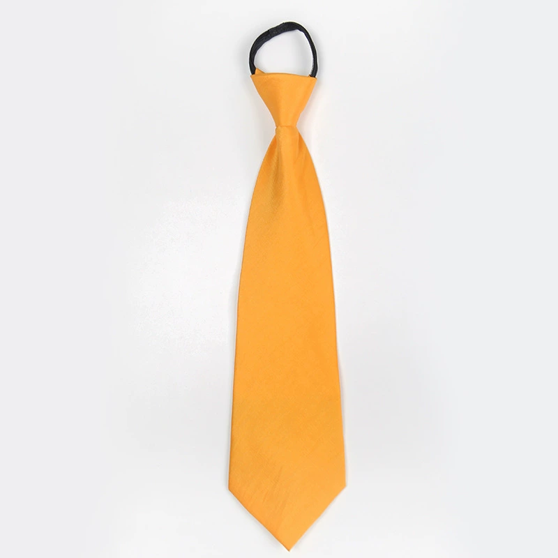 Tie with zipper, short black red suit