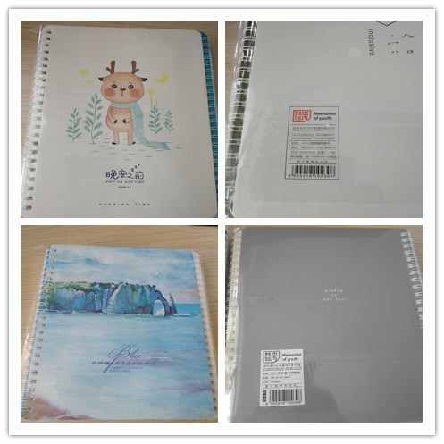 C1226 32K engrosado cuaderno de bobina cuaderno de cuadernos de cuadros image 1