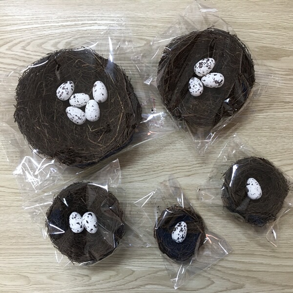 Resurrection festival toad vine wrapped bird nest