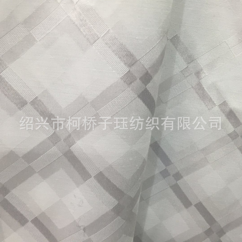 厂家直销 数码印花提花底布 纬弹提花棉布斜格提花白色柔滑