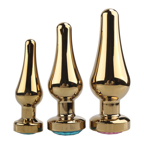 Metal anal plug in the back yard, anal external expansion, adult supplies, sexy flirting tools for men and women, wholesale one-piece drop shipping