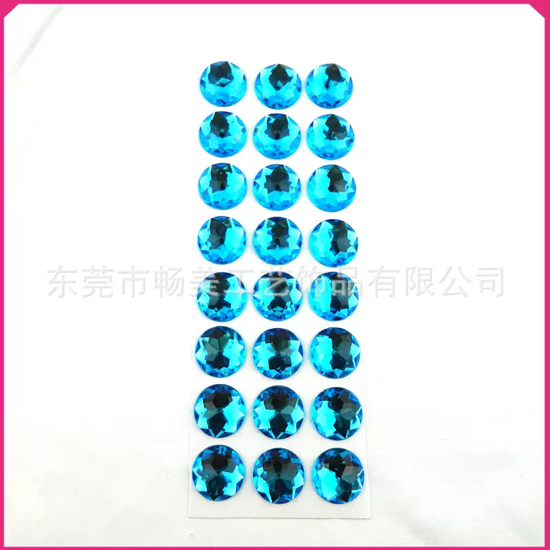 字母亚克力钻石贴单颗背胶水晶钻贴DIY手机装饰水钻贴纸加工饰品