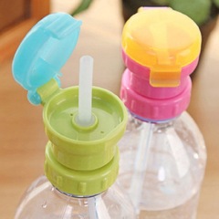 Straw cap adapter children's beverage bottle anti-spill feeding tableware water bottle replacement cap feeding tableware
