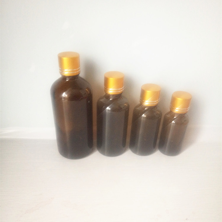 厂家现货直销100毫升棕色口服液玻璃瓶50ml30ml电镀盖氧化盖欢迎