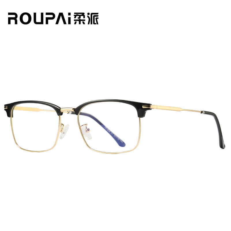 Nuevo TR90 anti-Luz Azul gafas hombres y mujeres mismo espejo de la computadora 1828 estudiante retro gafas al por mayor