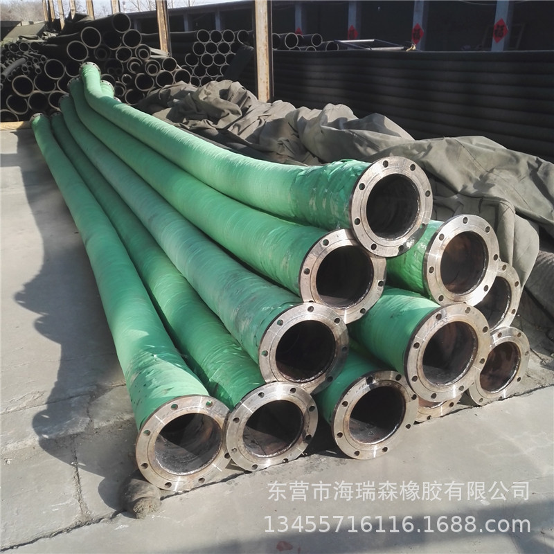 厂家直供大口径耐磨喷煤橡胶钢丝管 高耐磨喷煤橡胶波纹管