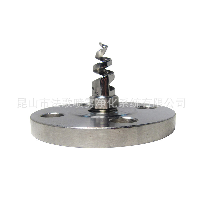 法兰连接螺旋喷嘴 大流量无堵塞型喷头 脱硫脱硝 冷却塔喷淋头