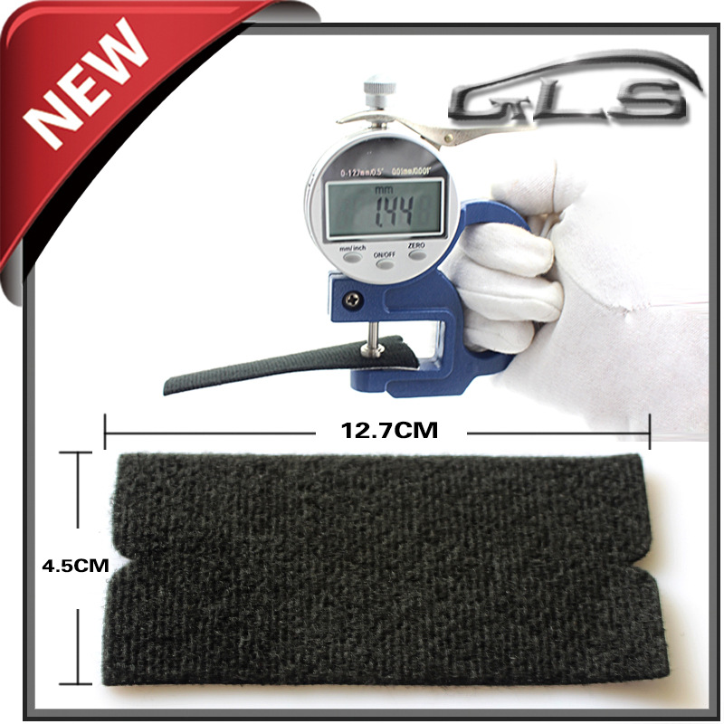 批发 刮板毛织布黑色绒毛刮板布 可替换自带胶毛毡贴膜工具防刮花