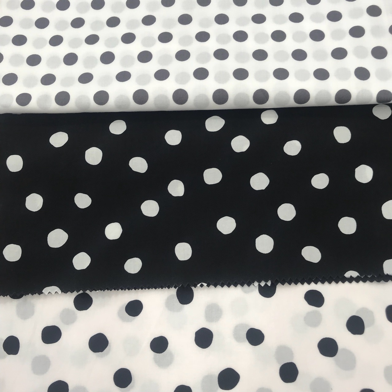 圆点  厂家直销  全棉环保经典圆点印花布    衬衫 连衣裙面料