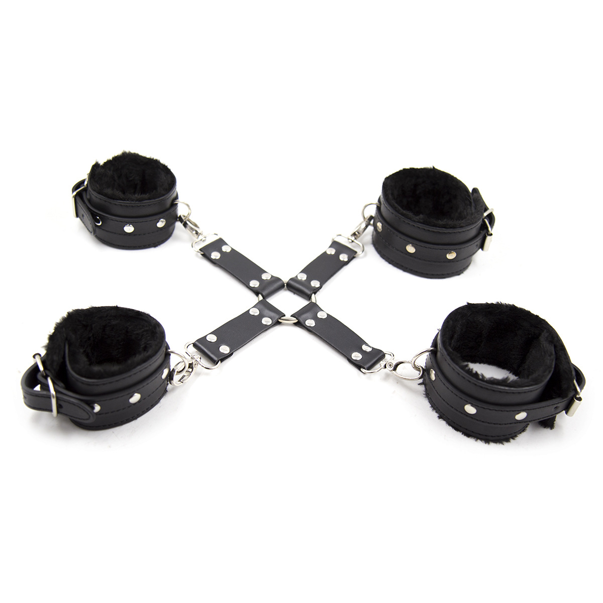 Herramientas de Bondage SM, Juguetes Sexuales, Esposas de Peluche, Esposas para Atar Manos y Pies Detrás de la Espalda, Accesorios para Representaciones Escénicas, Suministro de Amazon