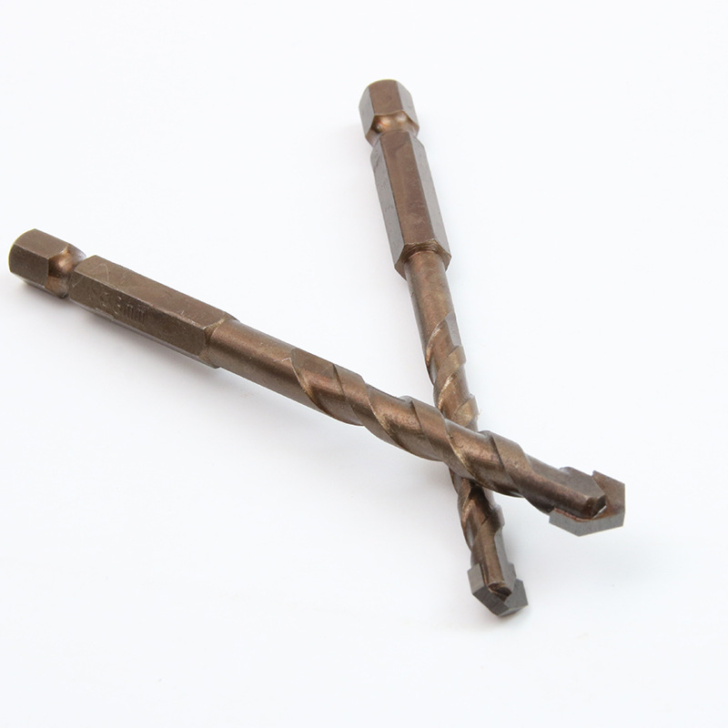 多功能加长六角霸王钻 陶瓷墙壁钻 大理石三角钻 玻璃开钻头