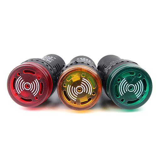 Signal light LED flashing buzzer AD16-22SM Red, green, and yellow sound and light alarm light 22MM 24V 220V