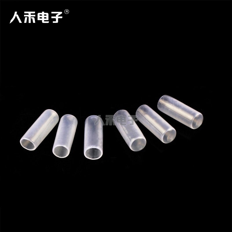 透明圆形塑料保护帽 人禾电子RHI套管末端保护套防水防尘胶套PVC