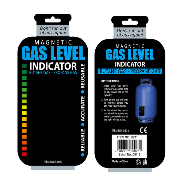 Gas Level Indicator Gas natural gas balance test