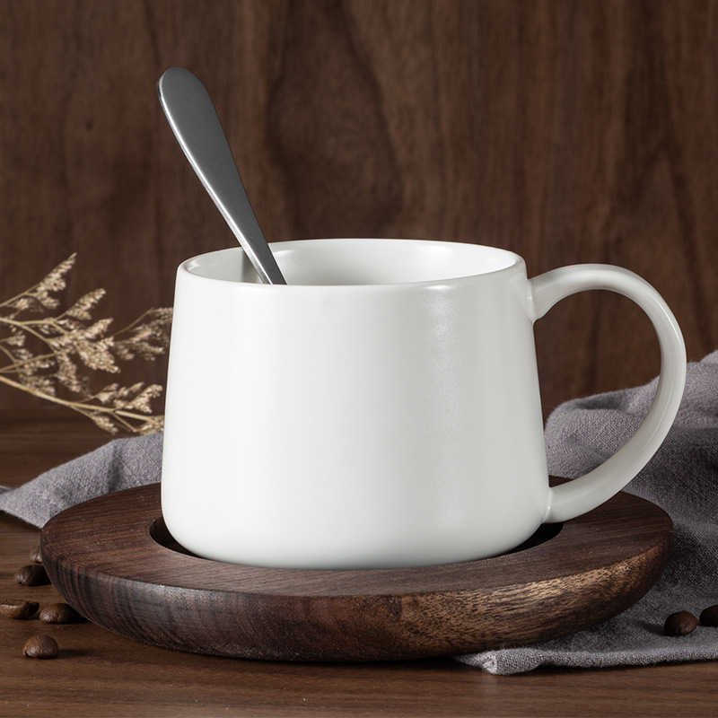 Tazas de cerámica originales tazas de café creativas tazas de agua con tazas de nuez grabadas logotipo