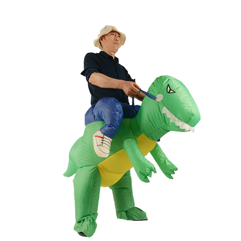 Amazon éxito adulto dinosaurio unicornio extraña ropa inflable ropa de espectáculo ropa de fiesta de Halloween