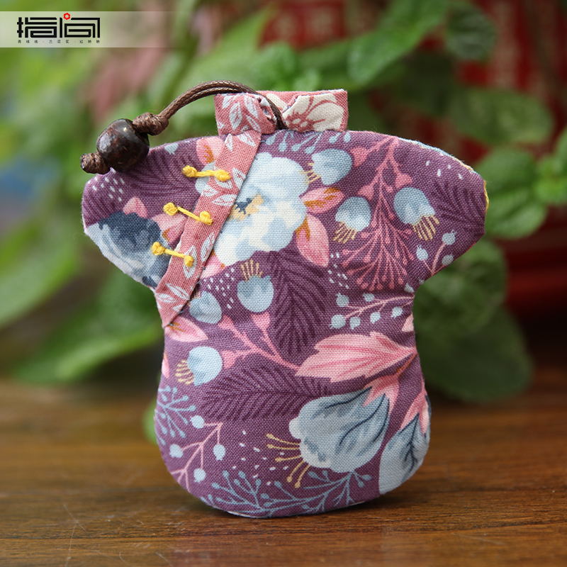 Bordado hecho a mano DIY bolsa de tela bolsa de material bolsa de patchwork cheongsam de producción creativa de suministro transfronterizo