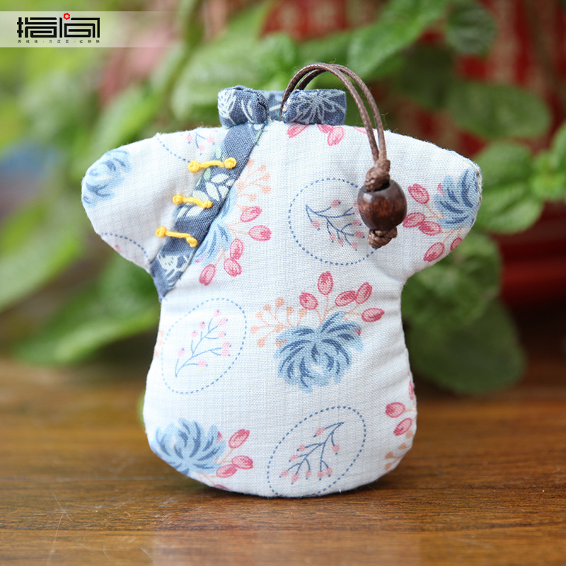 Bordado hecho a mano DIY bolsa de tela bolsa de material bolsa de patchwork cheongsam de producción creativa de suministro transfronterizo