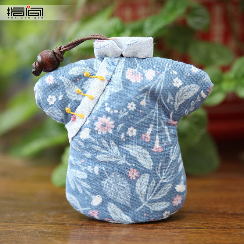 Bordado hecho a mano DIY bolsa de tela bolsa de material bolsa de patchwork cheongsam de producción creativa de suministro transfronterizo