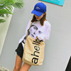 Shopping bag, capacious fashionable handheld one-shoulder bag, 2023 collection