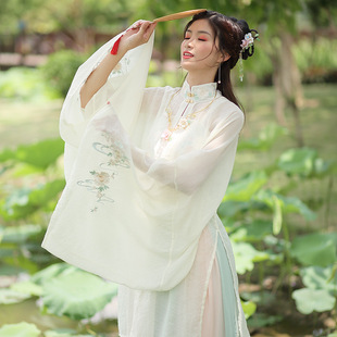 Оригинальный Wanshan Hang Tradition Hanfu с большими рубашками пара длиннослойных ретро и конфуцианская юбка Hanfu Hanfu