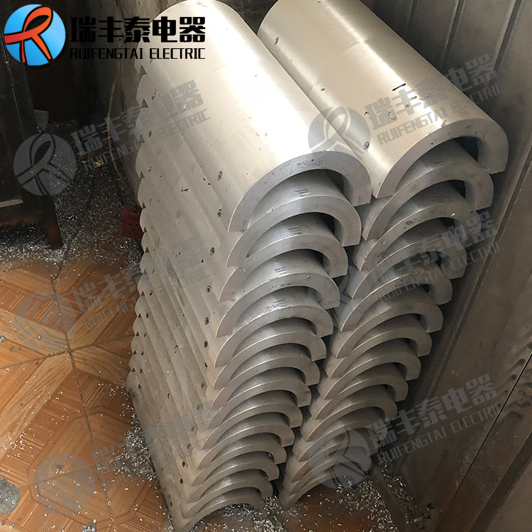 瑞丰泰电器 供应带风槽进出风口铸铝加热圈 电缆机械用电加热圈