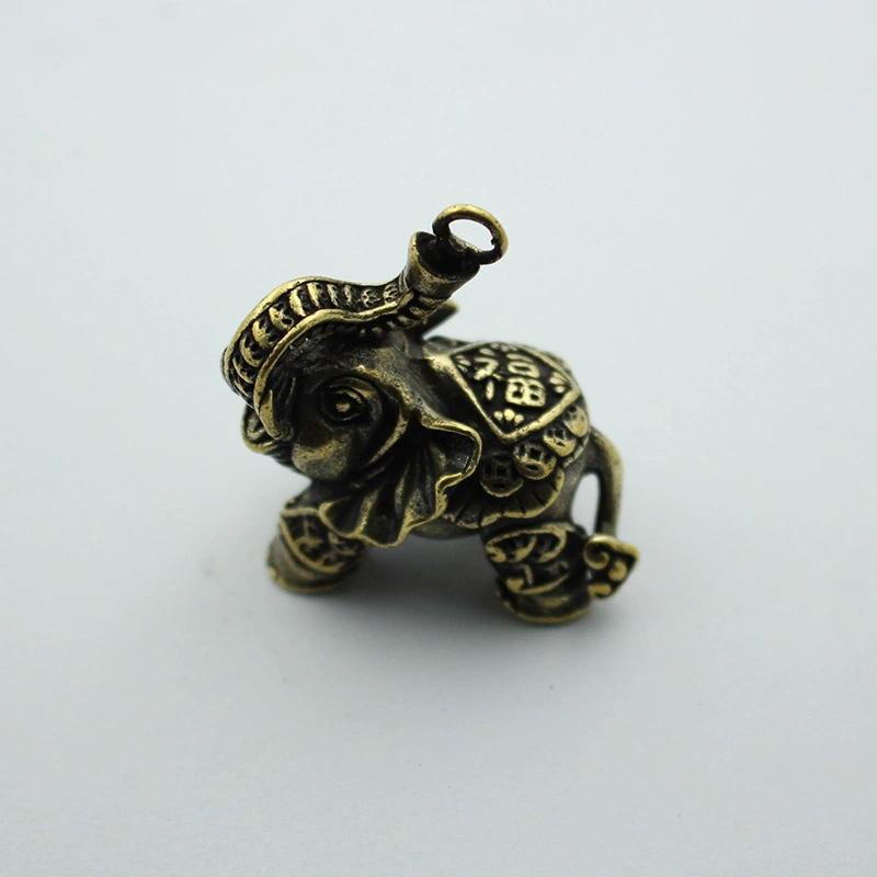 Brass copper keychain, handmade