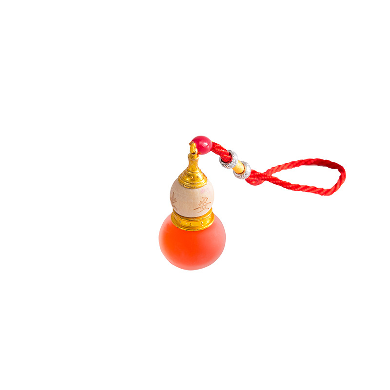 Car Aromatherapy Essential Oil Car Perfume Colorful Gourd Pendant Car Fragrance Deodorizing Light Fragrance Long-Lasting Manufacturer Wholesale
