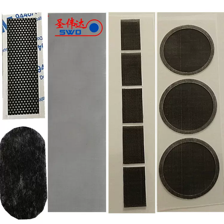 供应局部自粘音响喇叭PC.pvc网出音口扬声器防尘网防尘布自粘式