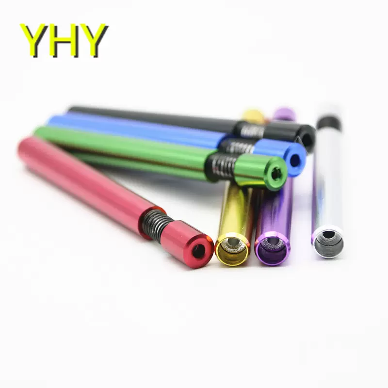 女士弹簧香烟烟嘴金属小烟斗 多色现货批发烟斗烟具pipe