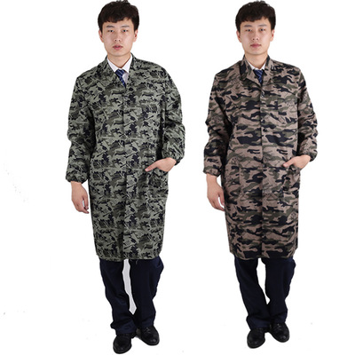 Manufactor wholesale Landagua coverall Long sleeve dustproof camouflage have more cash than can be accounted for workshop Food manufacturer carry Labor uniforms