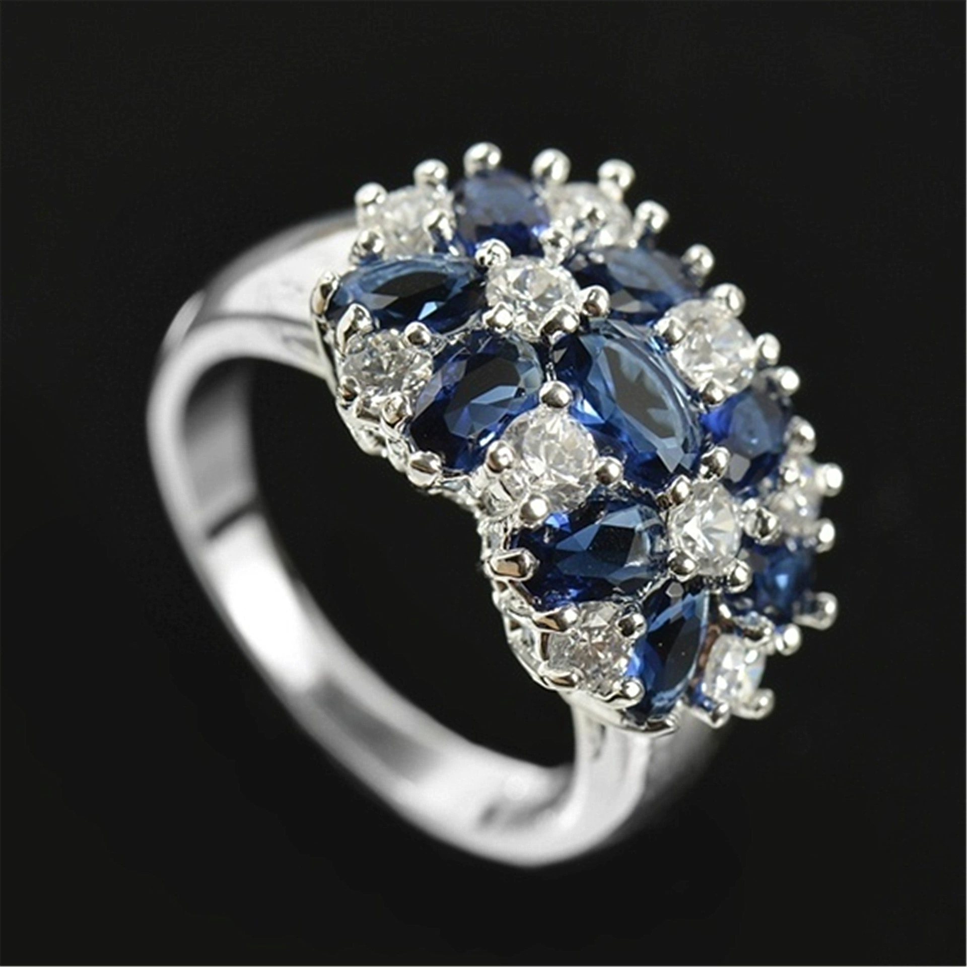 Кольцо с камнем, креативный циркон, кольцо с драгоценным камнем, Aliexpress, wish, ebay, европейский стиль, с цветами