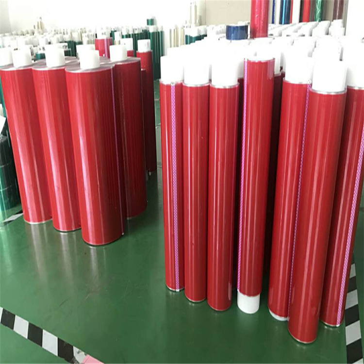 耐温无痕PET接驳胶带 红色PET硅胶带厂家 红色聚酯膜胶带模切沖型