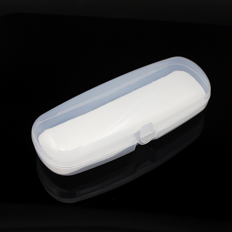 Wholesale plastic glasses case lightweight transparent card buckle optical glasses presbyopic glasses storage box sunglasses sunglasses box