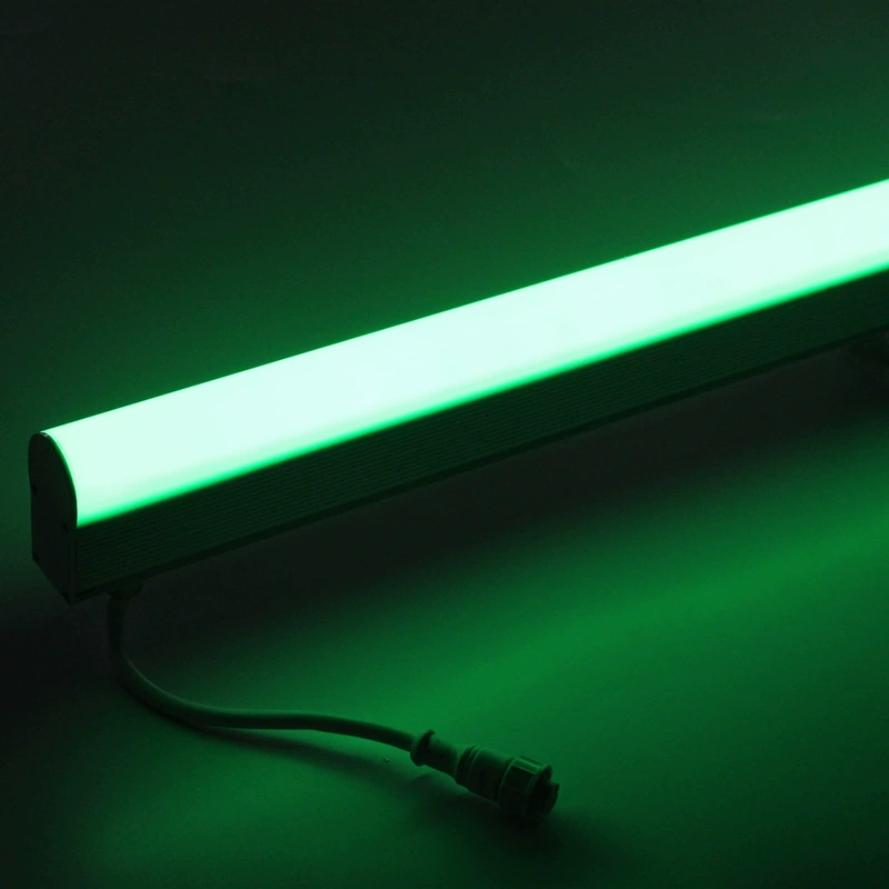 DMX RGB LED трубопровод для ограждения, уличная сборка, стильно, алюминиевый лентотрек, труба