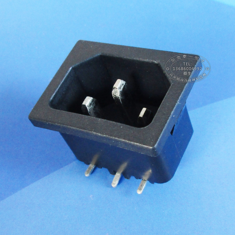 AdaPter Pin Socket 2.0 Solid Card Three-core Socket 90 Degree Three-Pin Plug-in Board Power Socket DB-14-3P AdaPter Pin Socket 2.0 Solid Card Three-core Socket 90 Degree Three-Pin Plug-in Board Power Socket DB-14-3P