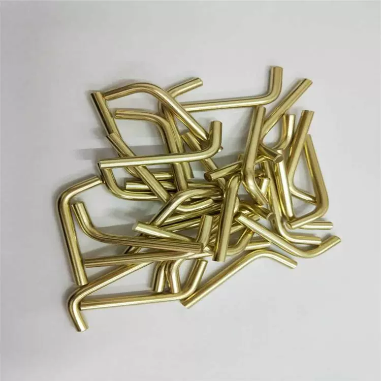 H62黄铜棒折弯加工 黄铜棒抛光开槽打孔 黄铜棒纸巾架加工