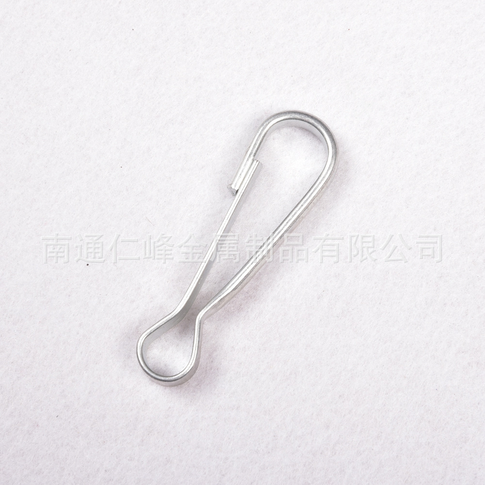 弹簧钩RF4293朱丹扣304不锈钢朱胆猪胆弹簧扣链条钥匙扣鱼具扣