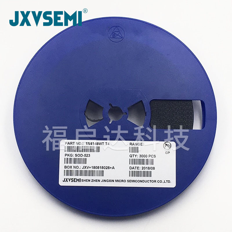 1N4148WT 丝印T4 SOD-523 0603体积 贴片开关二极管 1N4148 T4