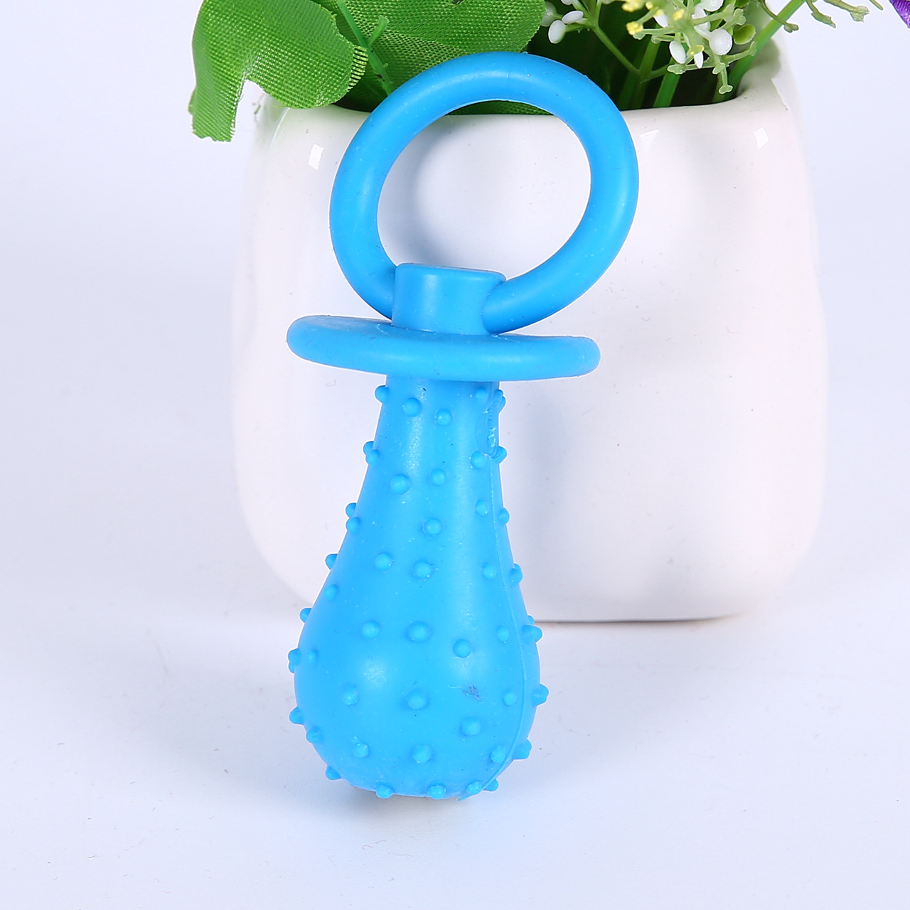 Juguetes de goma sonoros para mascotas para perros, juguetes resistentes a la mordida, juguetes TPR para mascotas, tetas que bolas de goma de oso