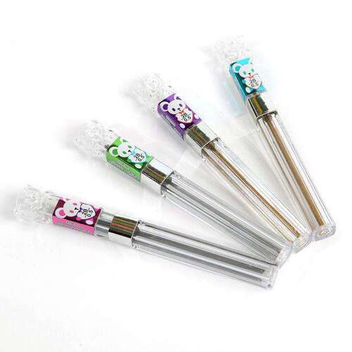 Manufacturer Direct Sales Coke 9014 Automatic Pencil Lead 0.7mm 0.5mm Gold and Silver Student Activity Pencil Replacement Lead