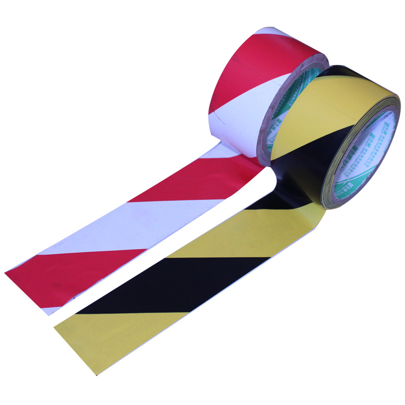 Manufacturer Supplies Pcv Warning Yellow Floor Tape Red and White Marking Black and Yellow Warning Floor Adhesive Tape