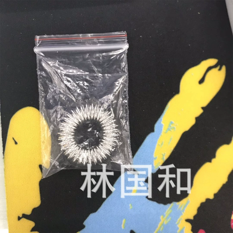 Acupressure Finger Ring Massager, Metal Coil, Multi-Color Options, Compact 4.35×3.05×1.71 cm