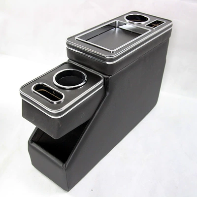 Commercial vehicle universal rear modified Armrest box - 15-classic-black-without-lights