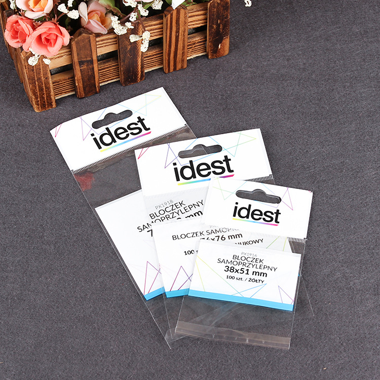 一手货源直供透明卡头OPP自粘胶袋 壳塑料包装袋 飞机孔挂钩胶袋