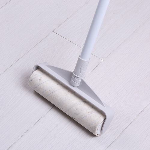 New long pole retractable dust collector, tear-off hotel home floor blanket, cleaning debris, hair sticky roller