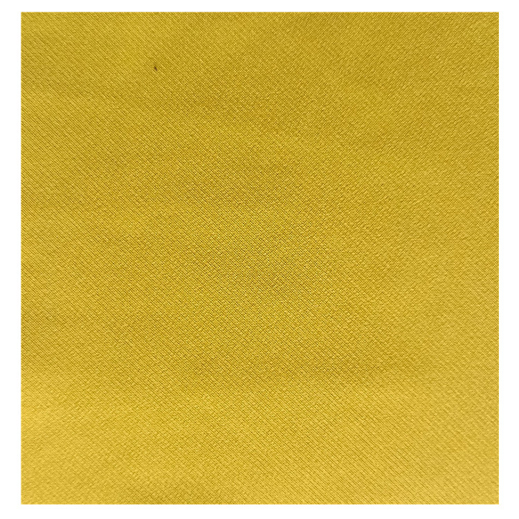 涤纶四面弹外套上衣裤子面料暗斜纹弹力布春秋款服饰布现货垂感好