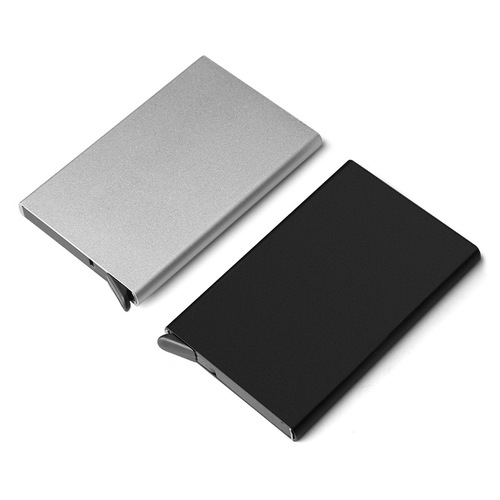 Cross-border AliExpress eBay aluminum alloy automatic flip card credit card case anti-theft bank card wallet RFID card wallet